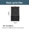 Water Sprite Pneumatic Fish Tank Filter: Anti-Air Lift, Oxygenation, Waste Sucker for Small Tanks