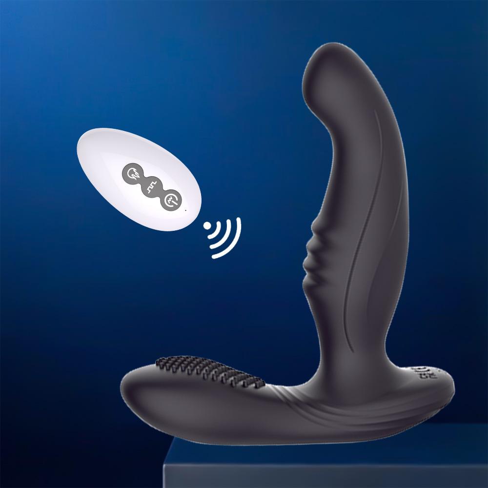 Wireless Remote Prostate Massager with Heating, G-Spot & Anal Stimulation for Instant Orgasm.