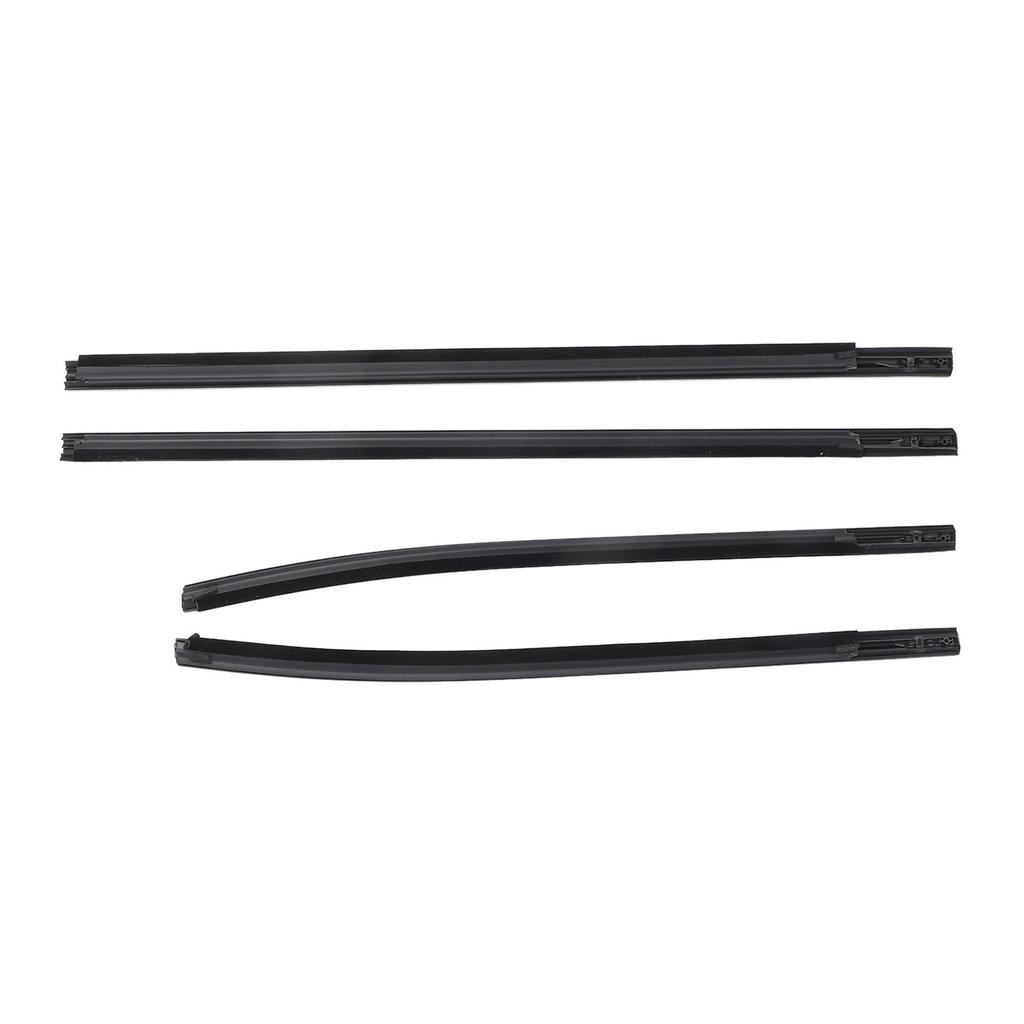 4PCS Car Door Window Weatherstrip AB3Z2625554F Door Window Sealing Strip Moulding Trim for Ranger PX2 PX3 Wildtrak