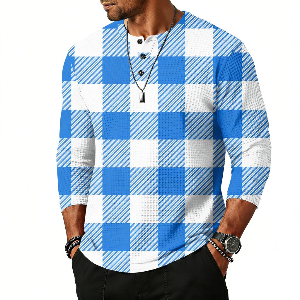 Herrtopp med raglanärm och trekvartsärm