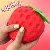 Soft PU Strawberry Fidget Toy Slow Rising Strawberry Slow Rising Toy  Leisure