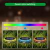 Solar Buried LED Lights Outdoor Waterproof Courtyard Garden Insert Ground Color/Warm/White Lawn Landscape Light for Home Yard