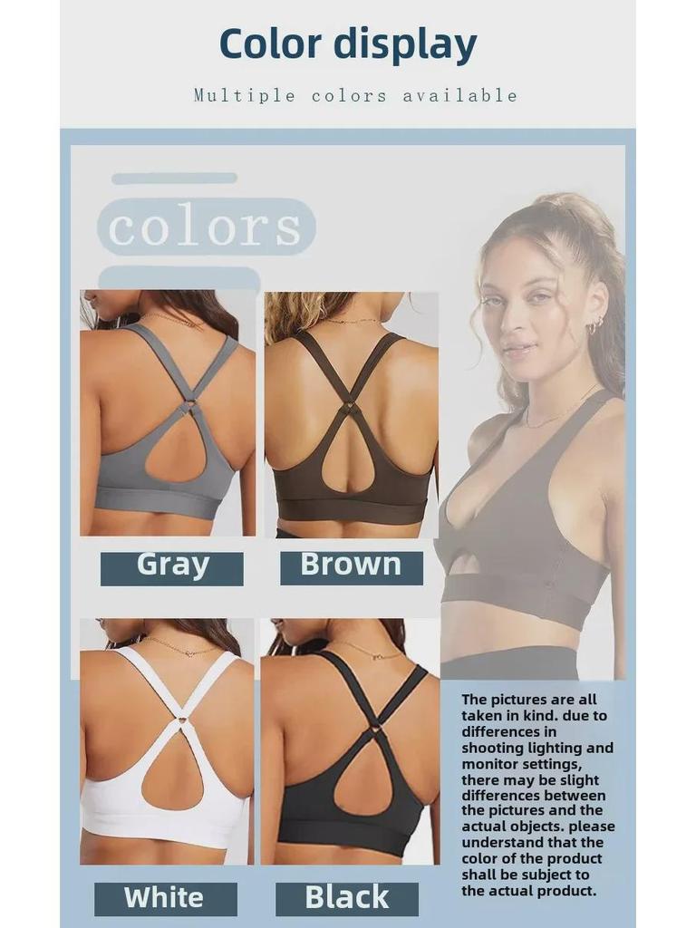 Elegant U-Neck Hollow Yoga Vest for Women - Stylish Design for Running, Dance, and Fitness