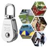 2Pcs M25 Single Pulley Block Loading 330lbs Stainless Steel Wire Rope Single Roller Lifting Cranes Swivels Hook Outdoor