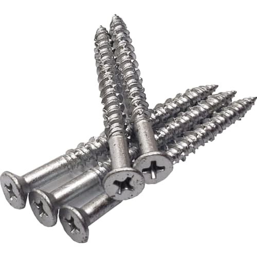 GROVE Concrete Screws, Slotted, 125 pieces, 4.0 x 38mm, CVF438