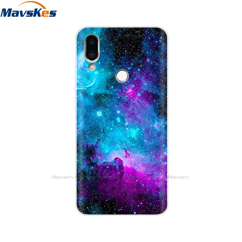 Soft TPU Case for Meizu Note 9 Cat Animal Flower Printed Protective Silicone Covers Phone Shells Bags Bumper for Meizu Note9