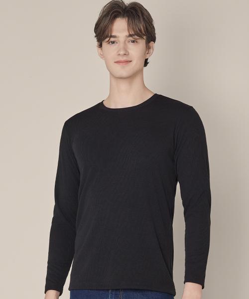 

[BYC] Body Heat Tension Crewneck Men s Long Sleeve Tee [Shipped from Korea] 100% Authentic Black - 095