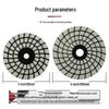 Dry Polishing Pads for Marble & Cement: Four-Step Mirror Finish