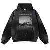 Unisex Streetwear Oversized Graphic Hoodie With 3D Print Thickened Cotton Blend Loose Fit Daily Wear