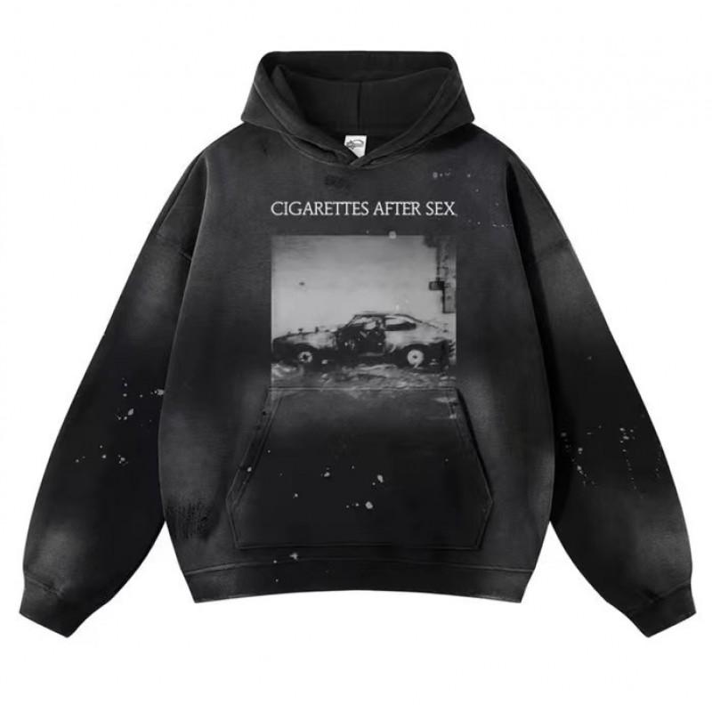Unisex Streetwear Oversized Graphic Hoodie With 3D Print Thickened Cotton Blend Loose Fit Daily Wear