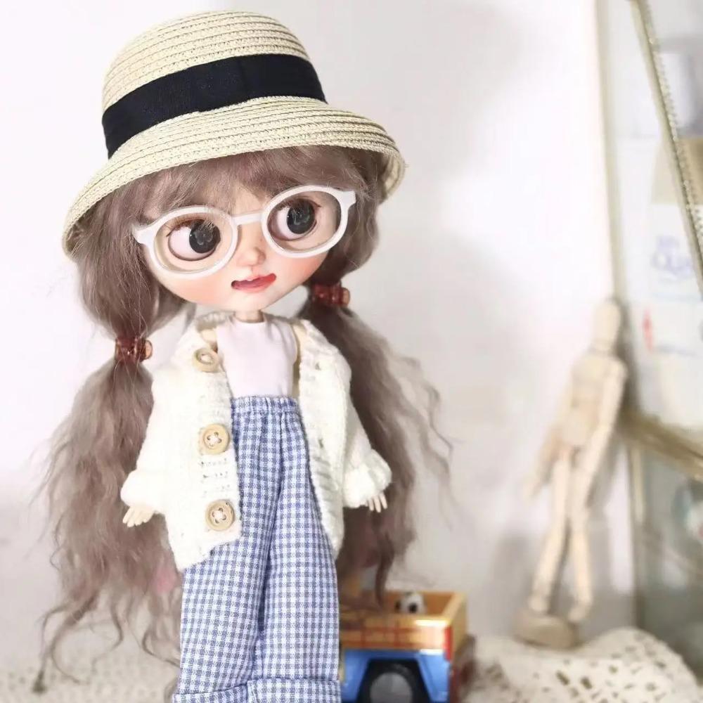 Fashion 1/6 Blythe Doll Clothes Sweater Set Barbir Doll Replace Clothes Ob24 Doll Outfit Accessories No Socks