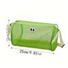 Playful Two-Eyed Beach Wash Bag - Lightweight Leak-Proof Zipper Closure Adjustable Strap & Mesh Window Travel Toiletry Organizer