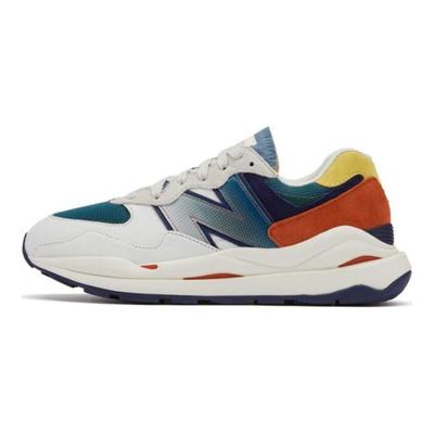 57/40 White Multi Color Sneakers M5740MB1