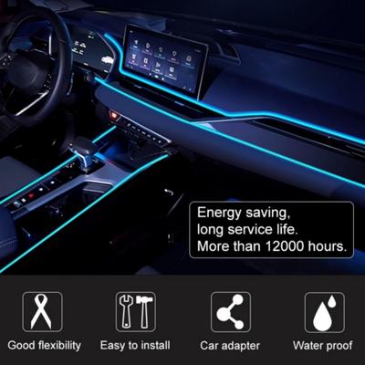 LED Strip Lights for Car EL Wire Rope Auto Atmosphere Decorative Lamp Ambient Light Car For Ford Focus 2 1 Fiesta Mondeo 4