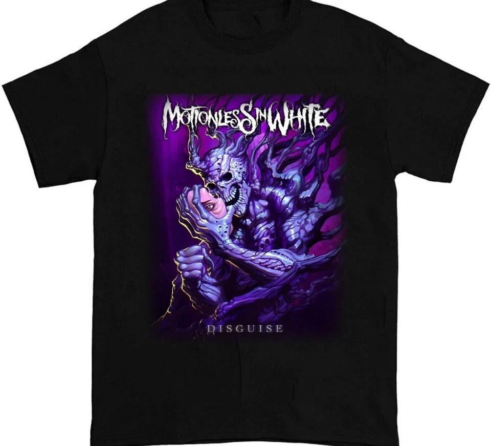 MOTIONLESS IN WHITE Disguise Unisex Full size Black Tee shirt E107 S