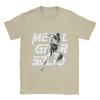 Men T-Shirt Metal Gear Solid Vintage Pure Cotton Tees Short Sleeve  T Shirt Round Neck Clothing Adult