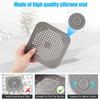 Sewer with Suction Cup, Floor Drain Mat, Kitchen, Bathroom, Anti Clogging Hair Filter