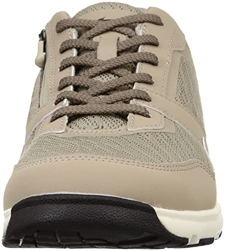 Mizuno LD Around 3 Walking Shoes, Wide, Lightweight, Casual, Beige, 24.5 Cm, 3E