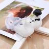 1 Pair Of Simulated White Couple Pigeons Plastic Feathers Love Peace Dove Bird Simulation Statue Home Garden Hanging Ornaments