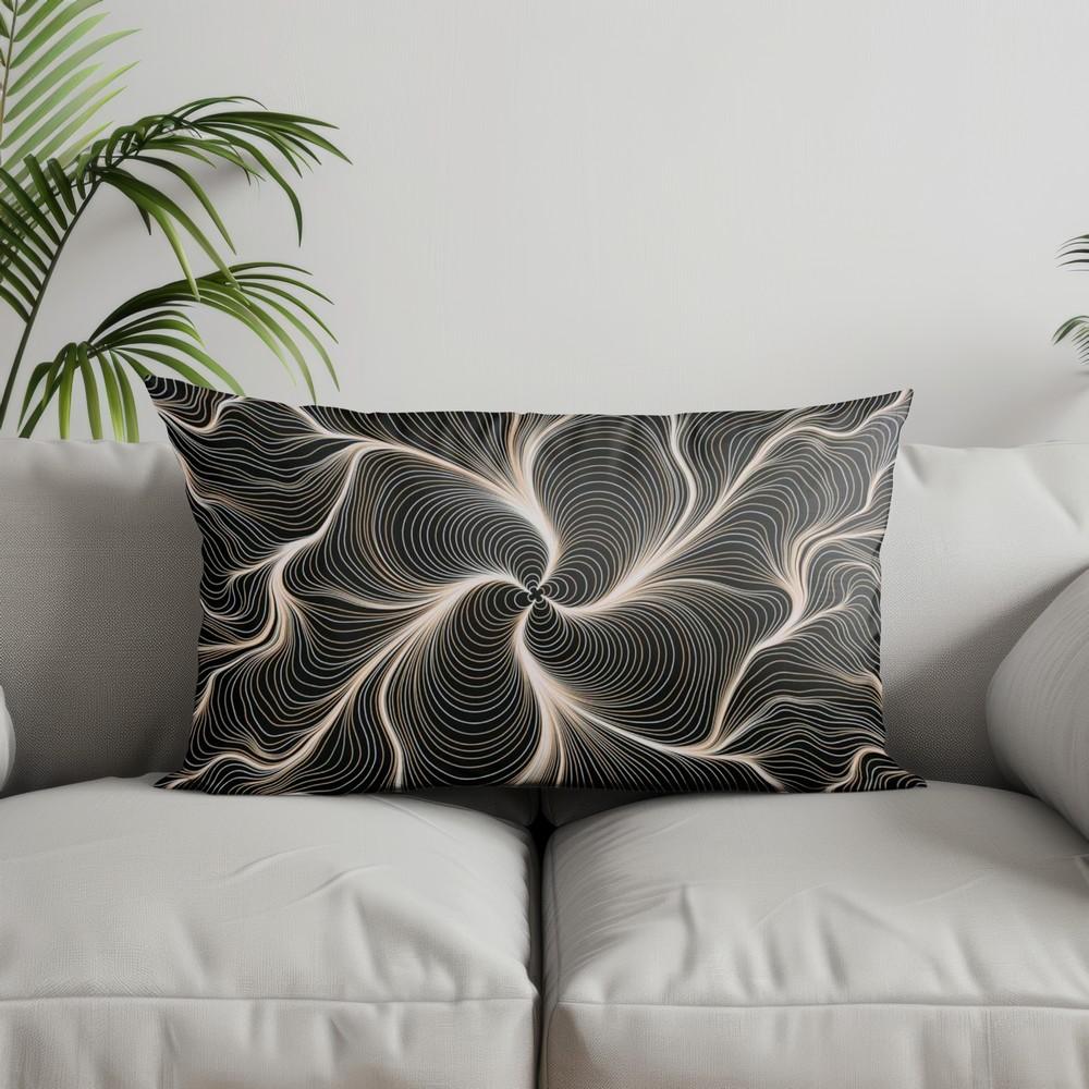 Home Decor Abstract Patterns Pillow Covers Suitable For Sofa Bedroom Car Pillow Cover Cushion Rectangular Back Cushion