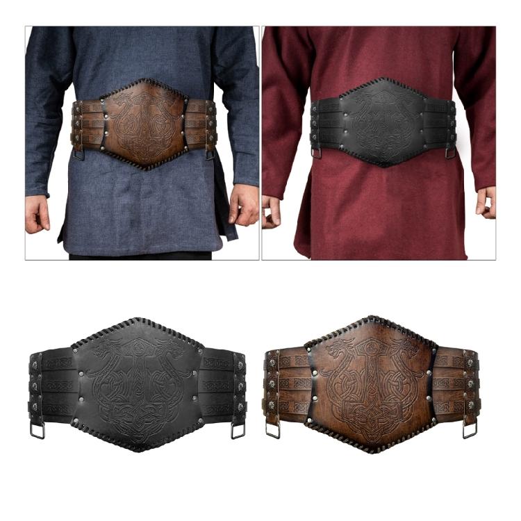 Renassance Medieval Buckle Belt Norse Cosplay Belt Halloween Men Costume