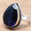 Tanzanite Quartz Gemstone Handmade Silver Jewelry  "7.5"