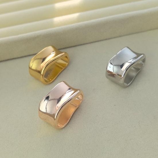 Wavy Scarf Ring Simple Silk Scarf Ring Fashion Scarf Holder Slide Ring