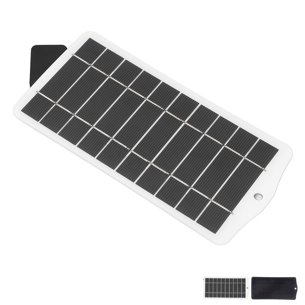 Solar Power Charger 2.5W 5V Monocrystalline Silicon USB Solar Panel Charger for 3.7V to 5V Electroni