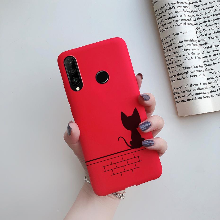Cartoon Cute Case For Huawei P30 Lite Pro 2020 Cover Soft Silicone Protector Coque For Huawei P30lite MAR-LX1M P30Pro Phone Case