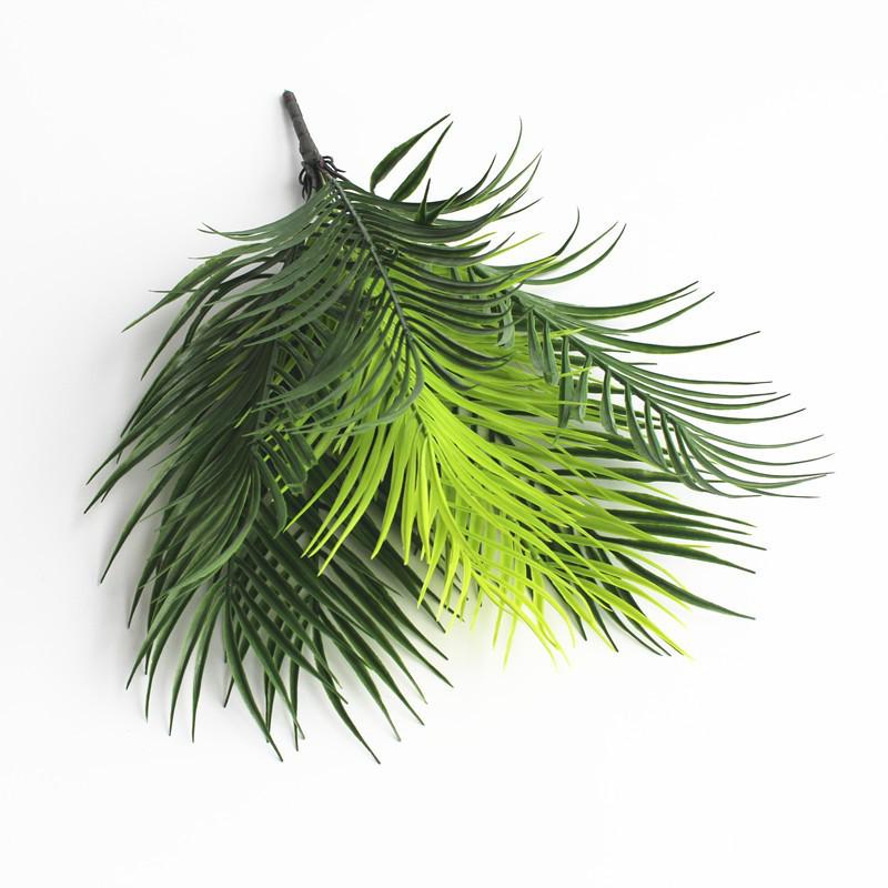 Artificial Areca Palm Leaves: Wedding Decoration with Simulated Iron Tree Leaves, Faux Green Plants, Ferns, and Flowers.