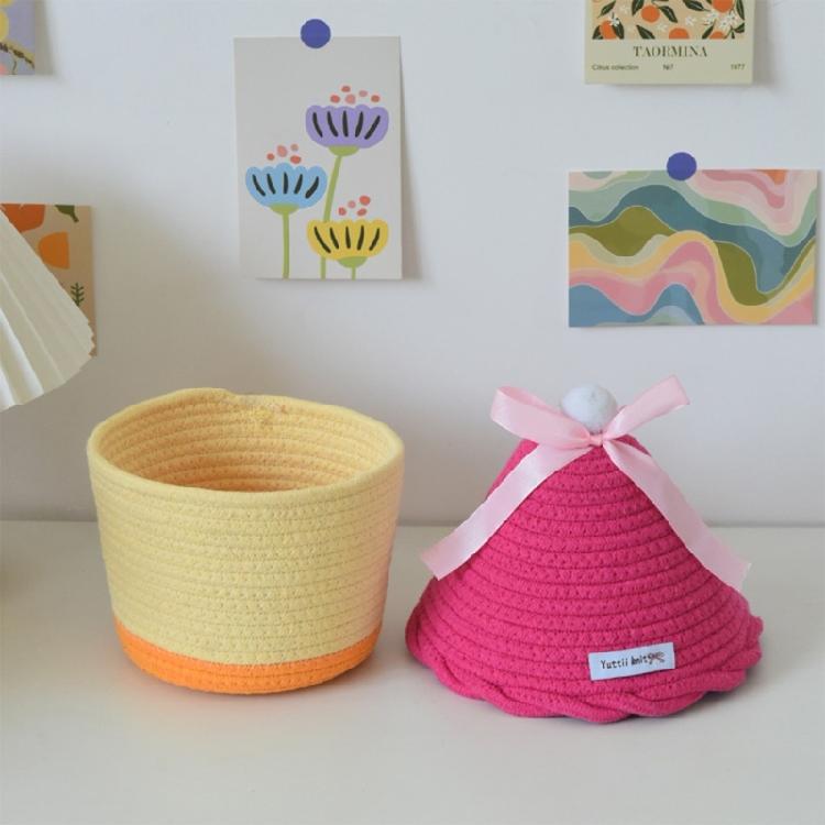 Playful Cartoon Cotton Storage Box Kids Toy Organizers Portable Portable Container For School Supplies Home Decors