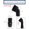 Attack Vacuum Cleaner round Brush Suction Head Hose Connector round Brush Head Hair Head Bf501bf502 Accessories Complete Collection Neutral