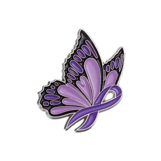 Женская Брошь Эмалированная Дизайн Бабочка Целебная Лента Булавка Нескользящая Застежка Шарф Значок Свитер Кардиган Сумка Аксессуары