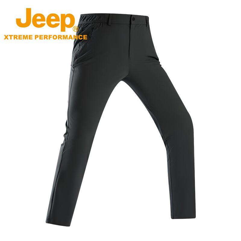 Jeep Men's UPF50+ Quick-Dry Outdoor Stretch Hiking Pants