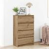 VidaXL Buffet Artisanal Oak 60x35x98.5 Cm Engineered Wood, Storage Cabinet, Hallway Cabinet, Side Cabinet 861129