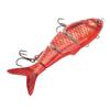 Robotic Swimming Fishing Bait Multi Jointed USB Rechargeable Electric Fishing Lure with LED Light