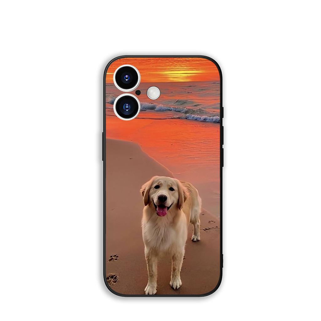 Phone Cover Cute Animal Golden Retriever Dog for Apple iPhone 17 16 11 Pro XS Max XR 6 7 8 Plus + 16E SE 2020 Air 5 8+ Case