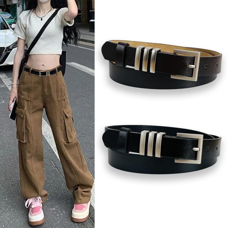 Slim Fashion Korean Belt Versatile Premium Female Pu Business Simplicity