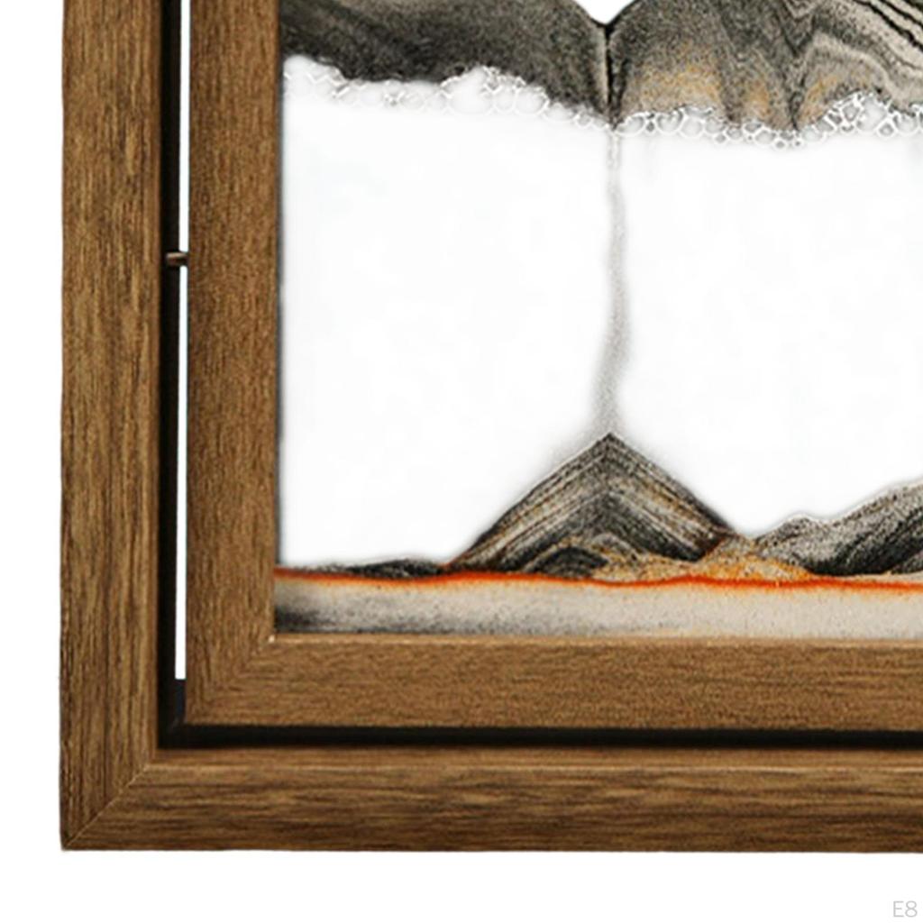 Art Picture Home Decor Decoration Liquid Hourglass Ornament Sandscapes Crafts Flowing Sand Painting