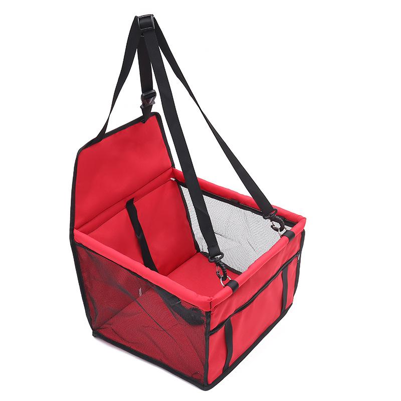 Durable Scratch Proof Dog Car Seat Pet Booster for Front Seat with Sturdy Safety Belt Foldable Stable Must Have for Puppy Travel