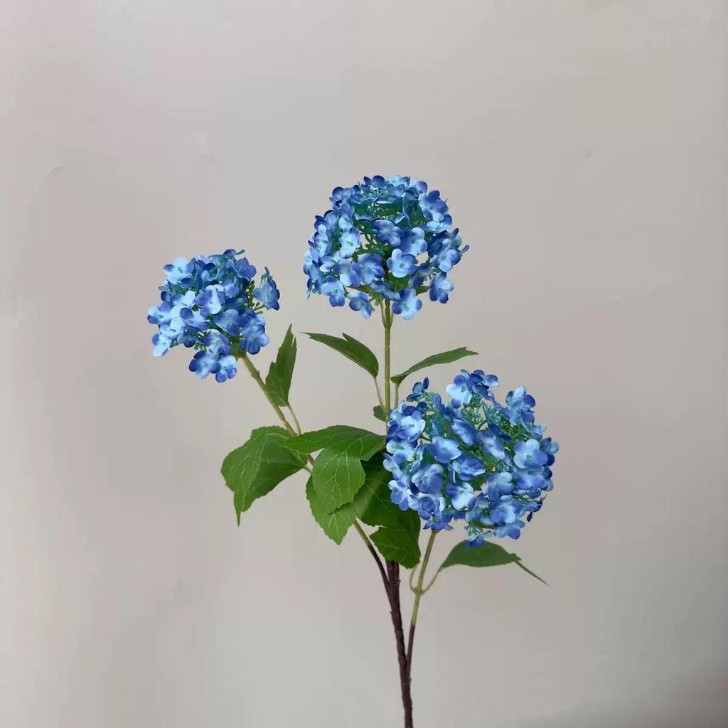 Hydrangea Silk Flower Arrangement for Dining Table and Living Room Decor