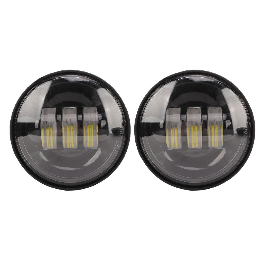 2Pcs LED Fog Lights Lamps White Light 4.5In IP67 Waterproof 10 To 32V 30W Driving Fog Lights for
