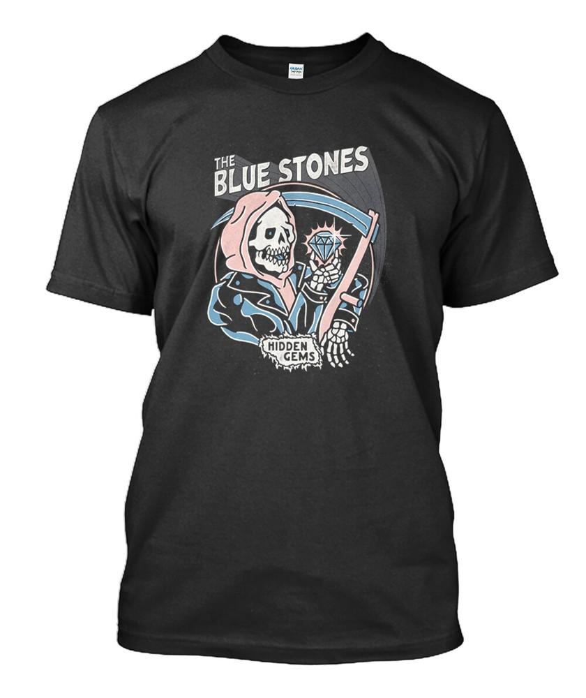 

NWT The blue stonesHidden Gems Classic Gift Black Mens T-shirt size S 5XL Unisex T-Shirt M