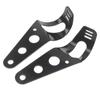 Universal Motorcycle Headlight Mount Bracket 3 Hole Adjustable 28-45mm Headlamp Holder Clamp for Bobber Cafe Racer Chopper ATV
