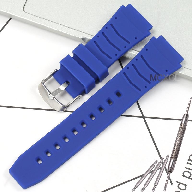 Men's Silicone Watch Strap Replacement Fit for Casio PRG-80 PAG-80 PRW-1000 PRW-1100 Rubber Watch Bands Wristband Bracelet