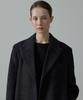 Ahre Cove Wool Hairy Tailored Single Coat_Black