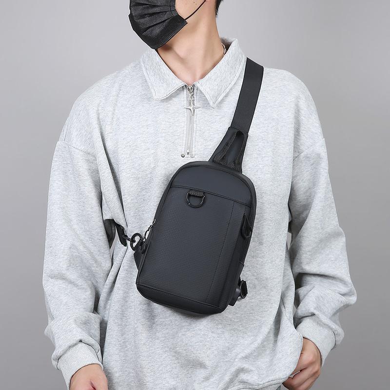 Chest Bags Men's One Shoulder Crossbody Bag Large Capacity Outdoor Sports Leisure Fashion Small Shoulder Bag Backpack