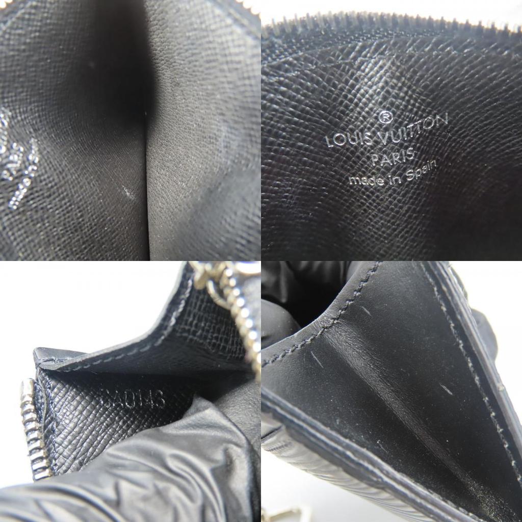 Used LOUIS VUITTON Coin case Pochette Cre M66602 Epi Leather Noir black Multi pouch