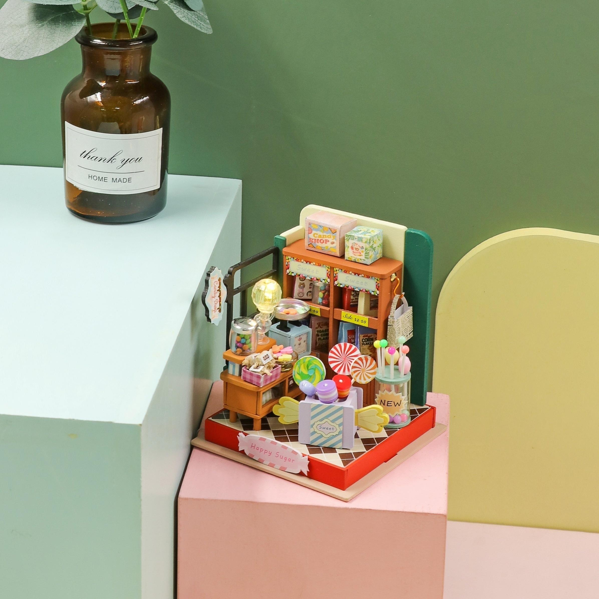 

3D Dollhouse Kit for Adults - DIY Miniature House Craft for Stress Relief, Creative Christmas & Black Friday Gift, Home Decor