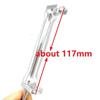 Folding Bike 100mm Easywheel Extension Rod for Brompton Birdy Rear Rack Easy Wheel Telescopic Bar Aluminum Alloy CNC